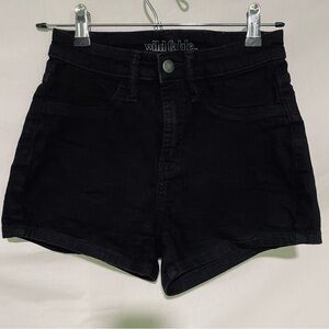 Wild Fable Women’s High Rose Black 3 inch Jean Shorts Size 2/26R